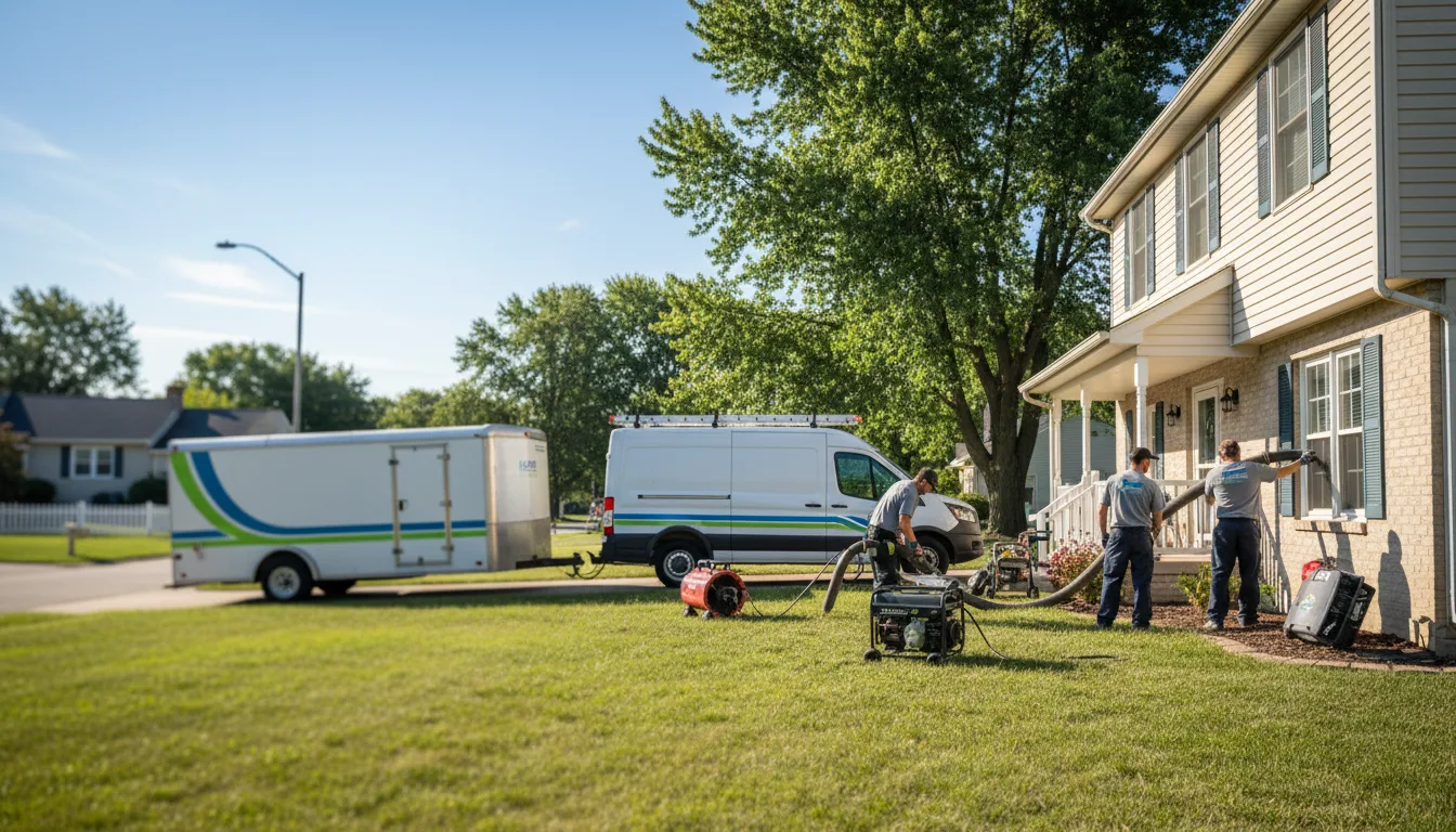 Flooded Basement Restoration And Cleanup With Repair in Otsego, MI near me